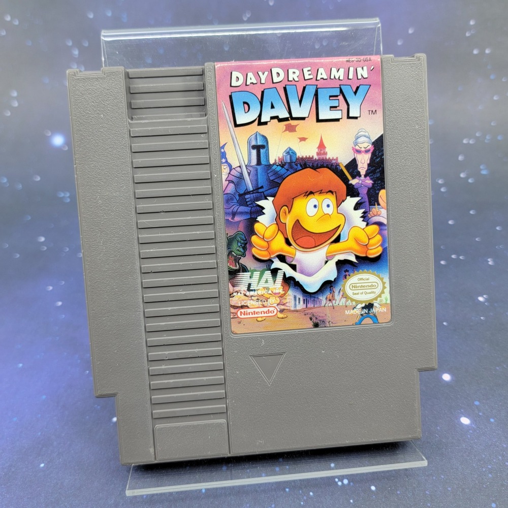 DayDreamin' Davey Nintendo NES HAL America Authentic Video Game Cartridge Tested